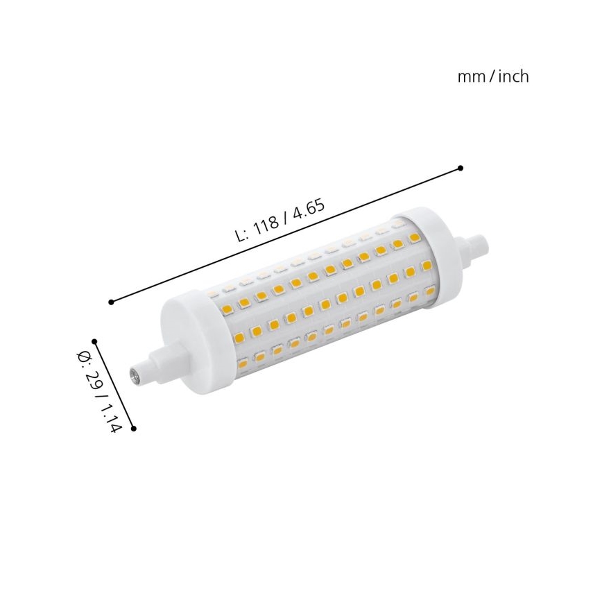 LED elektros lemputė R7S/9W/230V 2700K 118 mm - Eglo 11831