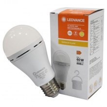 LED Elektros lemputė RECHARGEABLE A60 E27/8W/230V 2700K - Ledvance