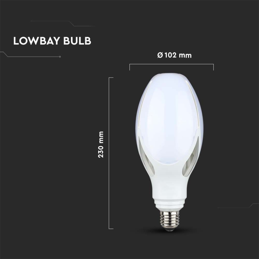 LED elektros lemputė SAMSUNG CHIP E27/36W/230V 6500K