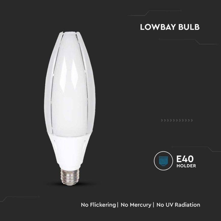 LED elektros lemputė SAMSUNG CHIP E40/60W/230V 6500K