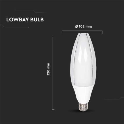 LED elektros lemputė SAMSUNG CHIP E40/60W/230V 6500K
