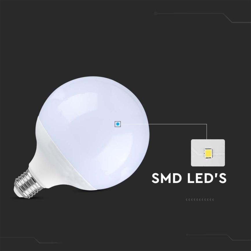 LED elektros lemputė SAMSUNG CHIP G120 E27/22W/230V 4000K