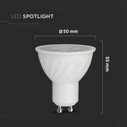 LED elektros lemputė SAMSUNG CHIP GU10/6W/230V 4000K
