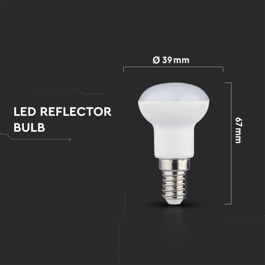 LED elektros lemputė SAMSUNG CHIP R39 E14/2,9W/230V 6500K