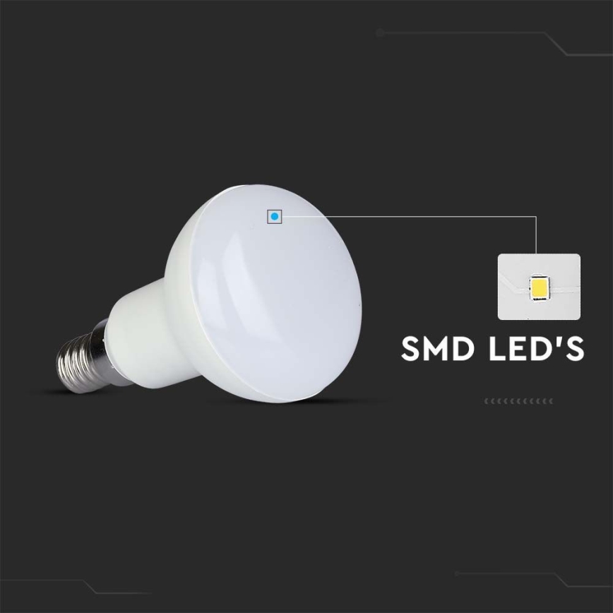 LED elektros lemputė SAMSUNG CHIP R50 E14/4,8W/230V 3000K
