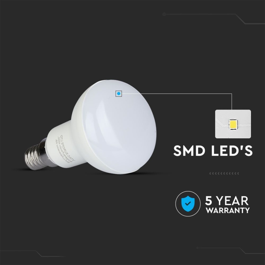 LED elektros lemputė SAMSUNG CHIP R50 E14/4,8W/230V 6500K