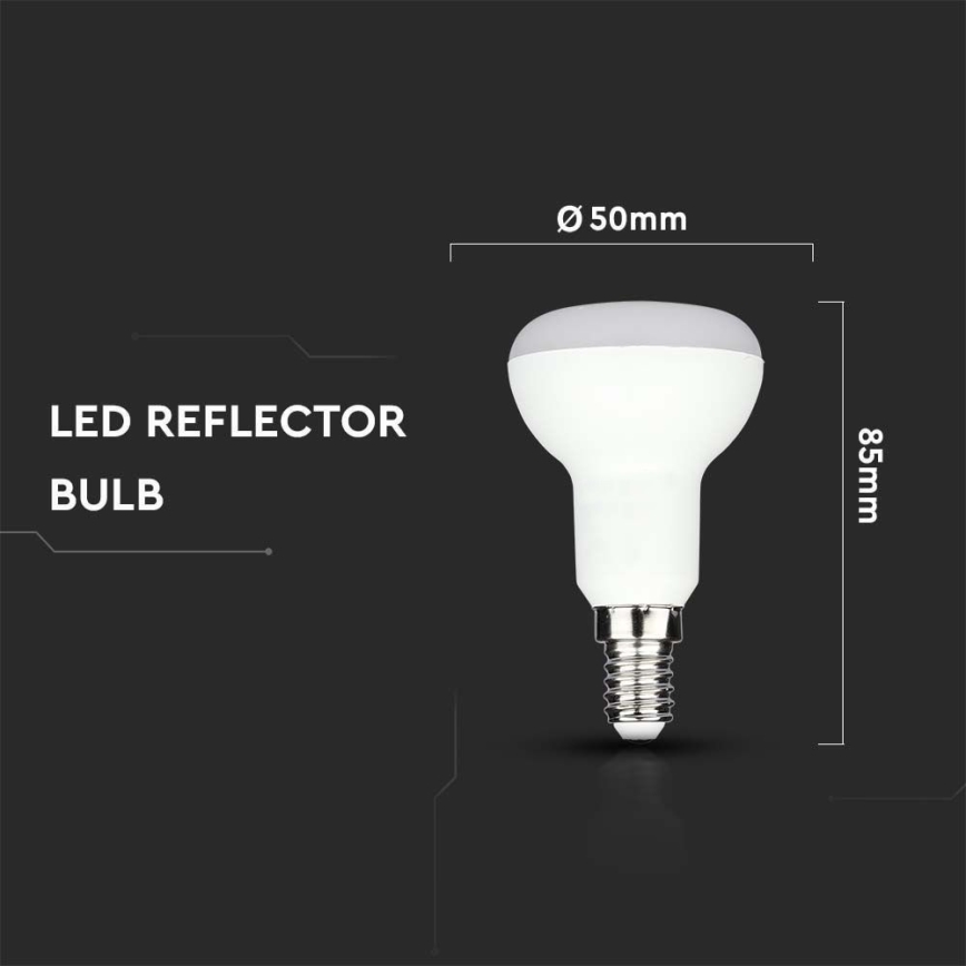 LED elektros lemputė SAMSUNG CHIP R50 E14/4,8W/230V 6500K