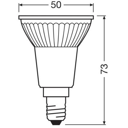 LED elektros lemputė STAR PAR16 E14/4,5W/230V 2700K - Osram