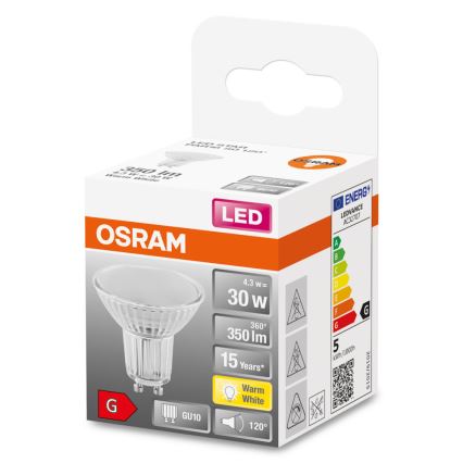 LED elektros lemputė STAR PAR16 GU10/4,3W/230V 2700K 120° - Osram