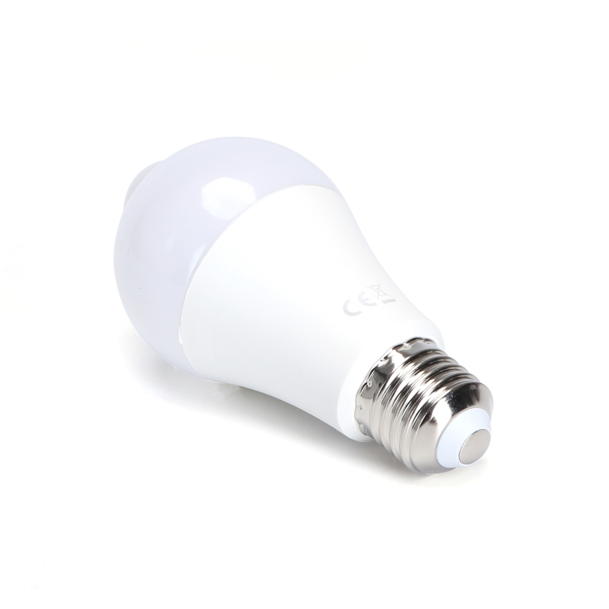LED elektros lemputė su judesio ir prieblandos jutikliu A60 E27/12W/230V 6500K - Aigostar
