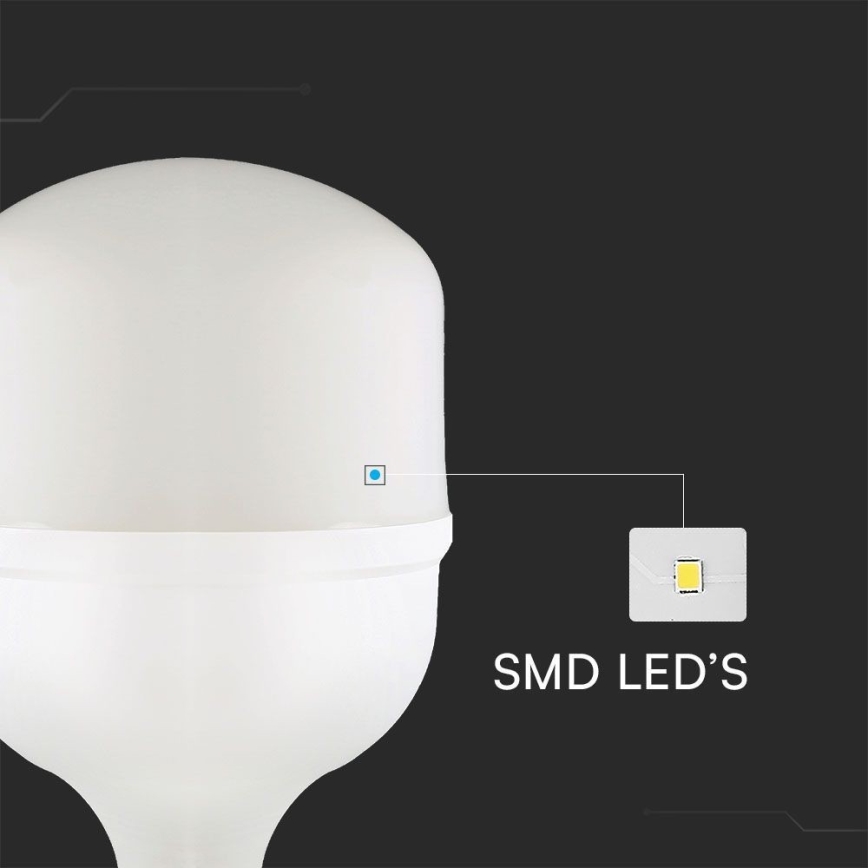 LED elektros lemputė T120 E40 E27/40W/230V 6500K