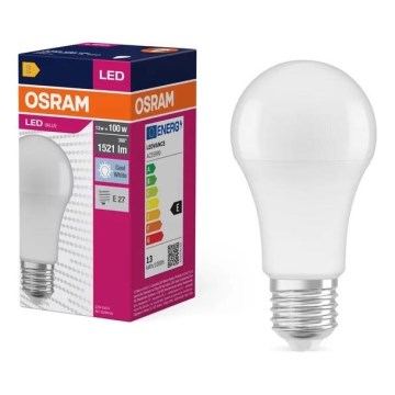 LED elektros lemputė VALUE A100 E27/13W/230V 4000K - Osram