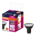 LED elektros lemputė VALUE PAR16 GU10/4,5W/230V 4000K 36° juoda - Osram