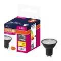 LED elektros lemputė VALUE PAR16 GU10/6,9W/230V 2700K 120° juoda - Osram