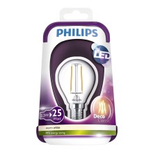 LED elektros lemputė VINTAGE Philips E14/2,3W/230V 2700K