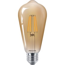 LED Elektros lemputė VINTAGE Philips ST65 E27/4W/230V