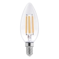 LED filamentinė lemputė C37 E14/6W/230V 3000K