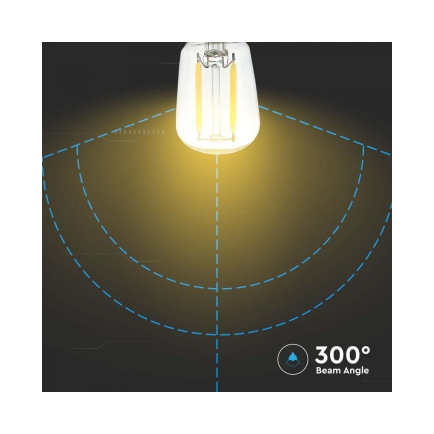 LED filamentinė lemputė ST26 E14/2W/230V 6500K