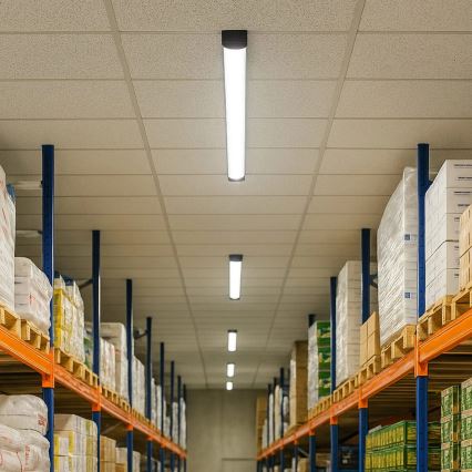 LED fluorescencinis šviestuvas LED/30W/230V 4000K 90 cm juodas