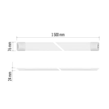 LED fluorescencinis šviestuvas MINO LED/50W/230V 4000K 150 cm