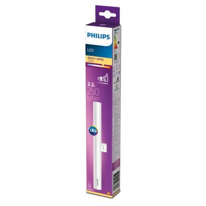 LED Fluorescencinis vamzdis Philips S14D/2,2W/230V 2700K 30 cm