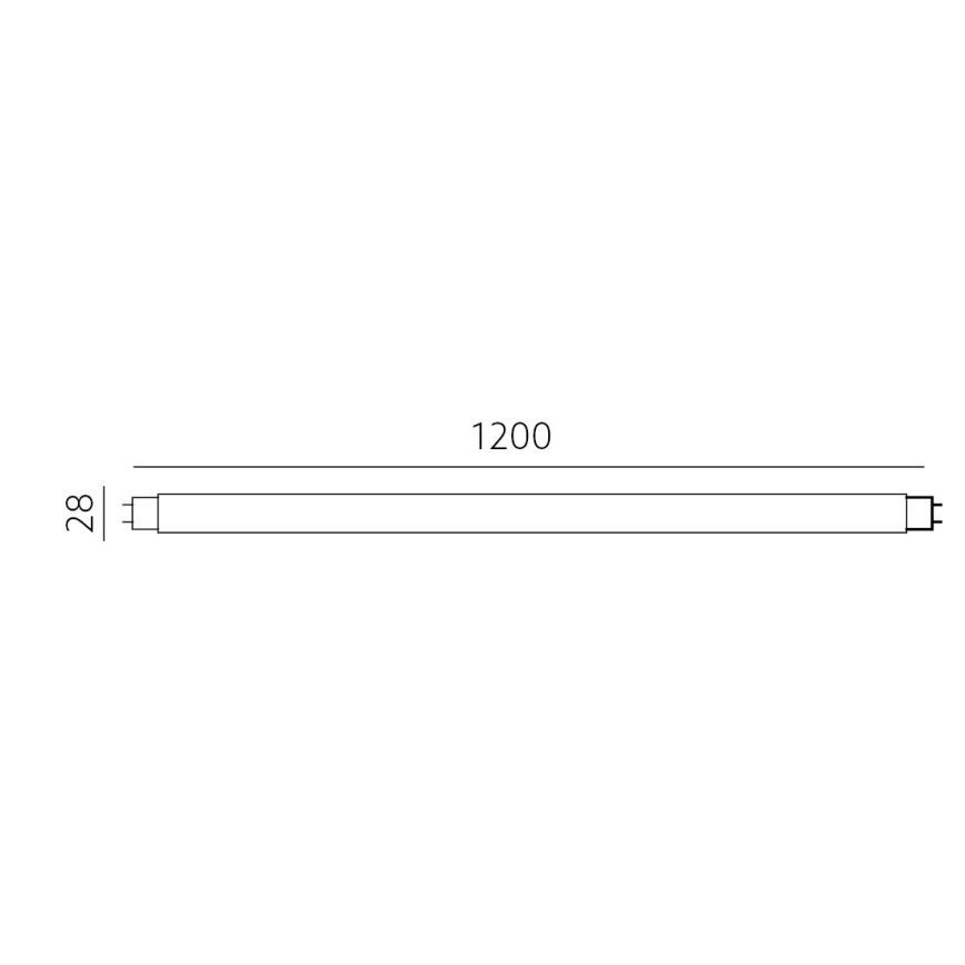 LED Fluorescencinis vamzdis T8 G13/18W/230V 4000K 120 cm