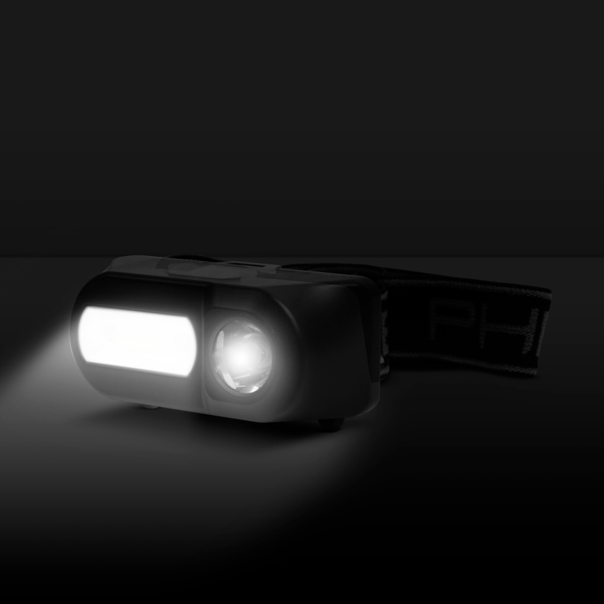 LED Galvos žinintuvėlis su jutikliu LED/3W/Li-ion 1200mAh IP54