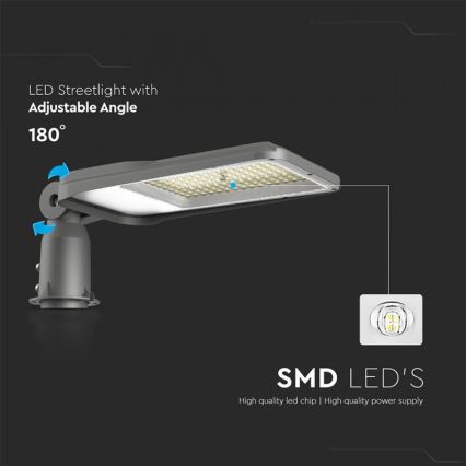 LED gatvės šviestuvas SAMSUNG CHIP LED/100W/230V 4000K IP65