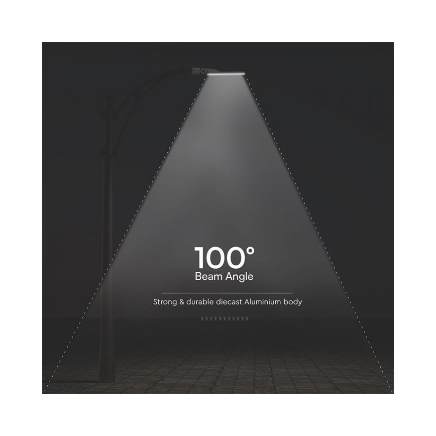 LED gatvės šviestuvas SAMSUNG CHIP LED/100W/230V 4000K IP65