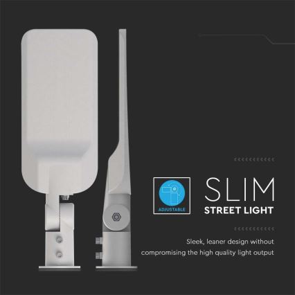 LED gatvės šviestuvas SAMSUNG CHIP LED/30W/230V 6500K IP65 pilka