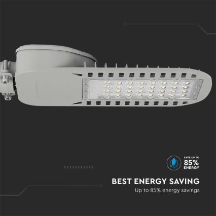 LED gatvės šviestuvas SAMSUNG CHIP LED/50W/230V 6500K pilka