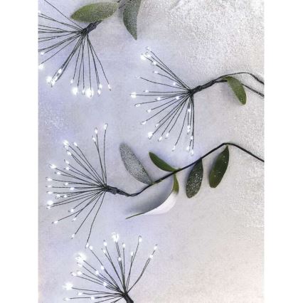 LED  girlianda 150xLED/5,35m šaltai balta