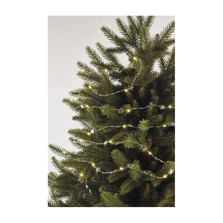 LED  girlianda 20xLED/2xAA 2,2 m šilta balta