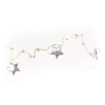 LED  girlianda 20xLED/2xAA 2,2 m šilta balta