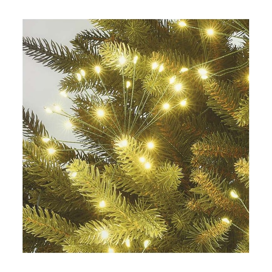 LED girlianda 300xLED 5,2+3 m šiltai balta