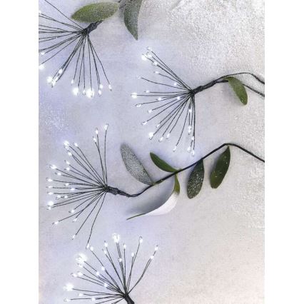 LED girlianda 450 LED, 8+3 m, šaltai balta