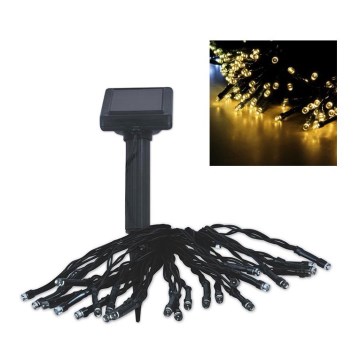LED grandinė, įkraunama saulės šviesa SHINE 100xLED/1,2V 400 mAh 11, 9 m IP44