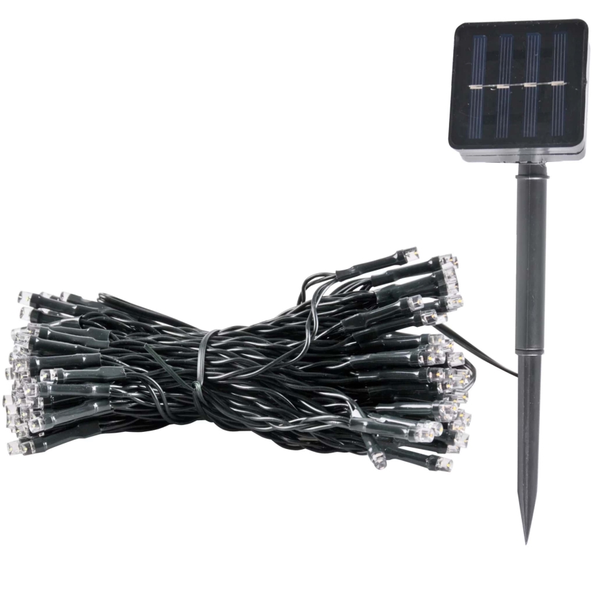 LED grandinė, įkraunama saulės šviesa SHINE 200xLED/1,2V 600 mAh 21,9 m IP44