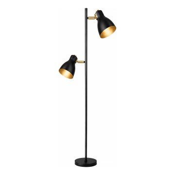 LED grindinė lempa 1xE27/7W/230V 2700K juoda