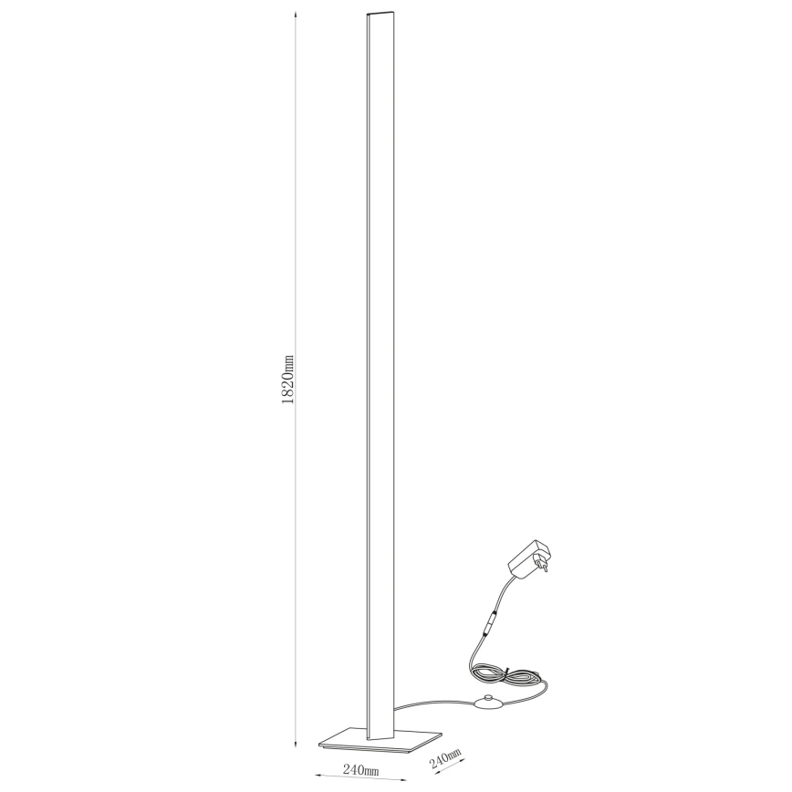 LED grindinė lempa BERNADETTA LED/28W/230V 4000K balta