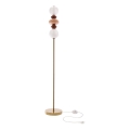 LED grindinė lempa FLORES LED/15W/230V auksinė/oranžinė/ruda