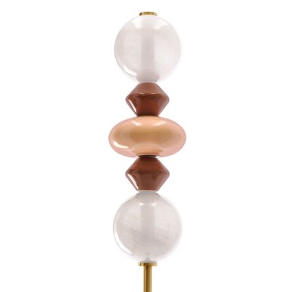 LED grindinė lempa FLORES LED/15W/230V auksinė/oranžinė/ruda