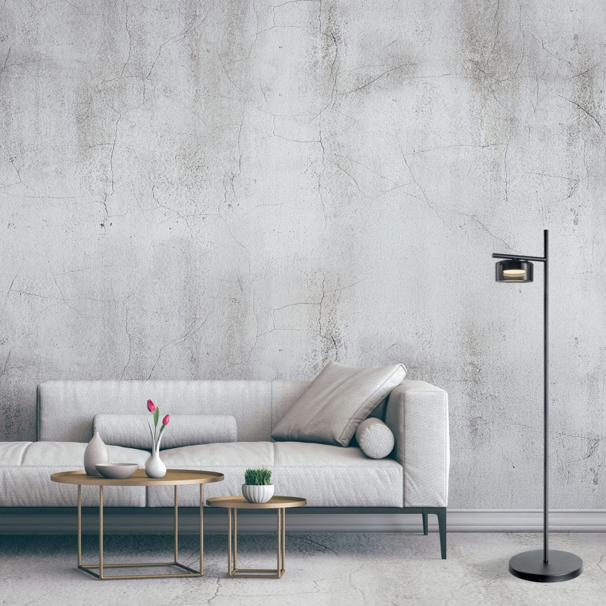 LED grindinė lempa OFELIA 1xGX53/6W/230V juoda/dūminė
