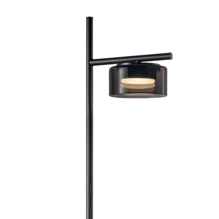 LED grindinė lempa OFELIA 1xGX53/6W/230V juoda/dūminė