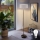 LED grindinė lempa TUNJA 1x E27/20W/230V, skersmuo 38 cm, juoda/balta