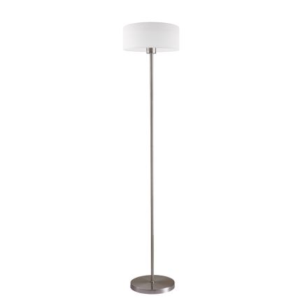 LED grindinė lempa TUNJA 1xE27/20W/230V skersmuo 30 cm matinis chromas/balta