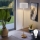 LED grindinė lempa TUNJA 1xE27/20W/230V, skersmuo 38 cm, auksinė/balta