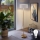 LED grindinė lempa TUNJA 1xE27/20W/230V skersmuo 38 cm auksinė/balta