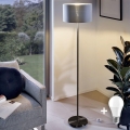 LED grindinė lempa TUNJA 1xE27/20W/230V skersmuo 38 cm juoda/pilka