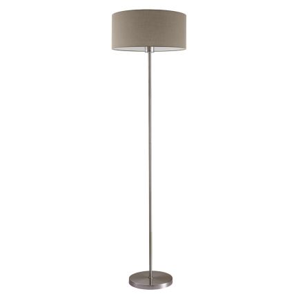 LED grindinė lempa TUNJA 1xE27/20W/230V skersmuo 38 cm matinis chromas/taupe